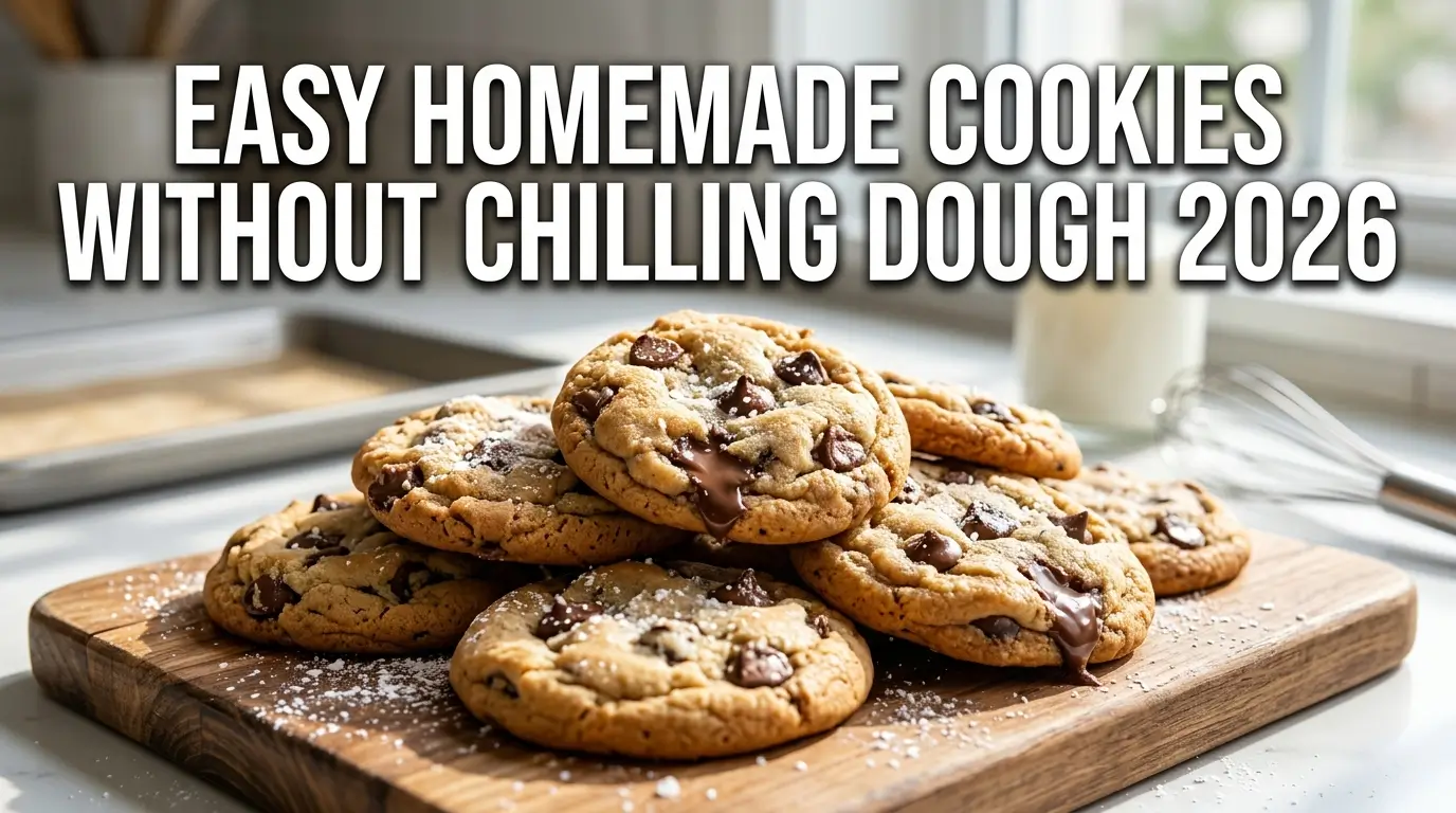 Easy Homemade Cookies Without Chilling Dough 2026