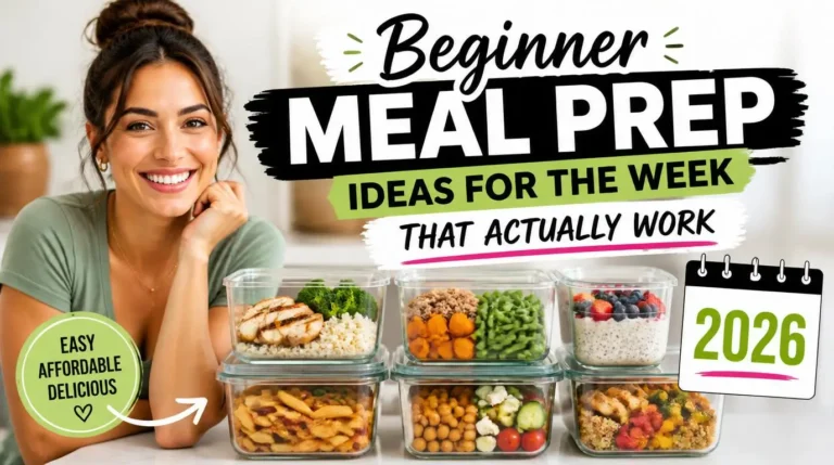 Beginner Meal Prep Ideas for the Week That Actually Work 2026