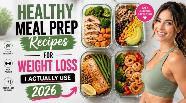 Healthy Meal Prep Recipes for Weight Loss I Actually Use 2026